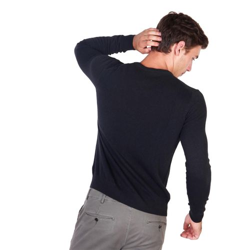 Trussardi sweter męski czarny L na Arena.pl