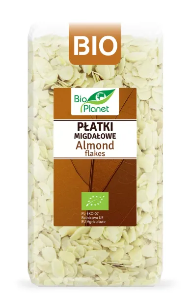 PŁatki MigdaŁowe BIO 300 g - BIO Planet zdjęcie 1