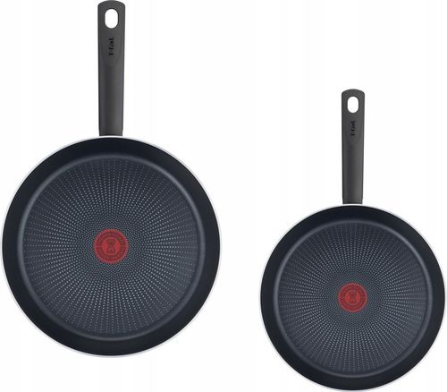 Patelnie TEFAL HARD TITANIUM 20 26cm 2 el gazowe na Arena.pl