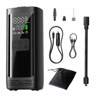 Pompka elektryczna samochodowa sprężarka POWER BANK bezprzewodowa Manometr!