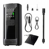 Pompka elektryczna samochodowa sprężarka POWER BANK bezprzewodowa Manometr!