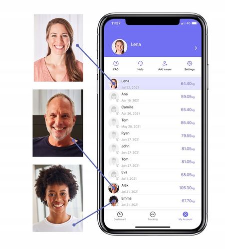Waga łazienkowa analityczna Tefal Goodvibes BM9600 BMI pomiar tłuszczu na Arena.pl