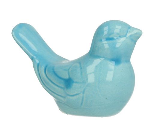 FIGURKA CERAMICZNA PTAK BŁĘKITNY 5X7 CM na Arena.pl