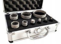 OTWORNICE DIAMENTOWE KORONKI DO GRESU PŁYTEK SPIEKÓW PROFI XBLACK