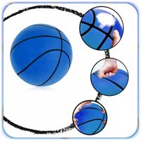 CICHA PIŁKA DO KOSZYKÓWKI PIANKOWA WYCISZENIE 18CM ROZMIAR 3 SILENT BALL