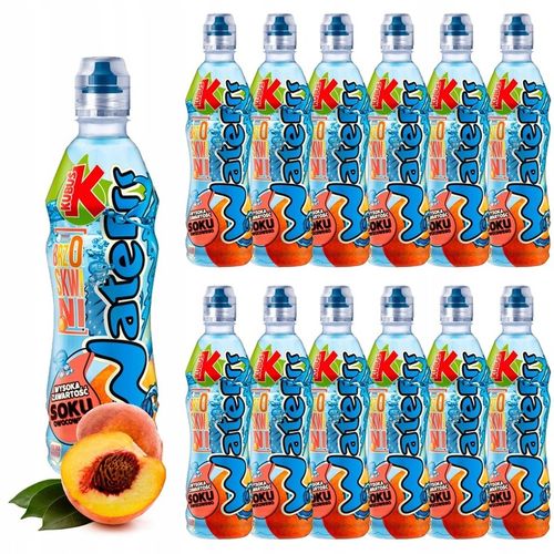 Kubuś Water Napój smak brzoskwini 500ml 12 sztuk na Arena.pl
