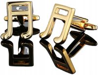 Spinki do mankietów wzór nutka