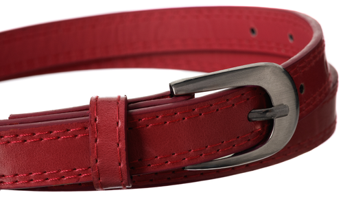 skórzany wąski pasek damski skóra czarny cavaldi 110 na Arena.pl