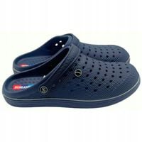 Granatowe Męskie Klapki Kroksy Lekkie Ogrodowe Piankowe Rozmiar 45
