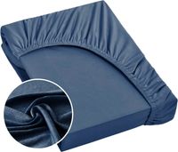 Prześcieradło z gumką jersey Design91 180X200 niebieski