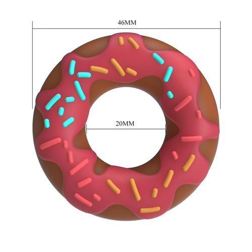pretty love berry super donut silicone cock ring na Arena.pl