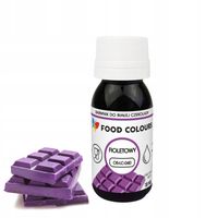 Barwnik Spożywczy Olejowy DO CZEKOLADY i mas tłustych 18ml FIOLETOWY