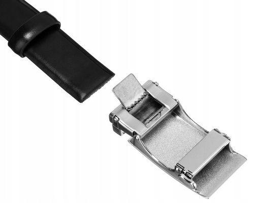 pasek męski z klamrą automatyczną wykonany ze skóry naturalnej - peterson na Arena.pl