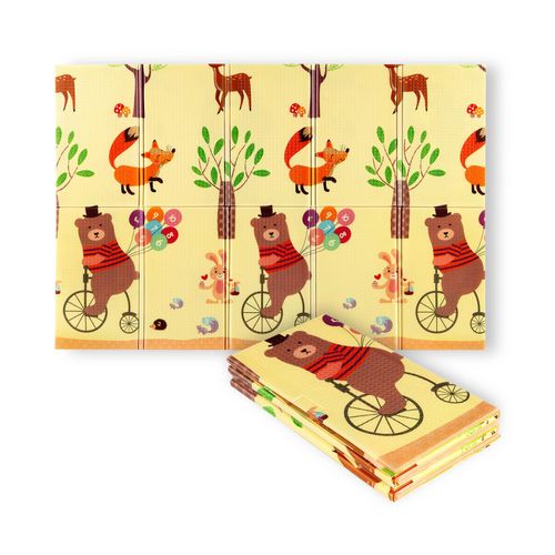 Mata dziecięca składana Forest 190 x 150 cm MD05 Nils Fun na Arena.pl