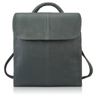 plecaczek damski skórzany szary mały plecak miejski abruzzo abr-42-gr