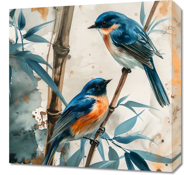 Obraz 50x50cm Trzy Ptaki zdjęcie 1