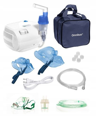 INHALATOR OMNIBUS CN116 NEBULIZATOR PRACA CIĄGŁA GRATIS ZESTAW DO INHALACJI na Arena.pl