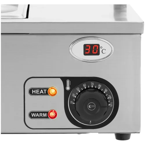 Bemar podgrzewacz do potraw bufet grzewczy z osłoną 6 x GN 1/3 2100 W na Arena.pl