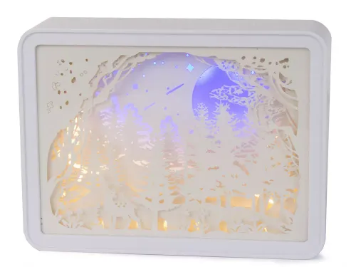 Lampka nocna tablica 3d kolory RGB LED pilot dotyk na Arena.pl