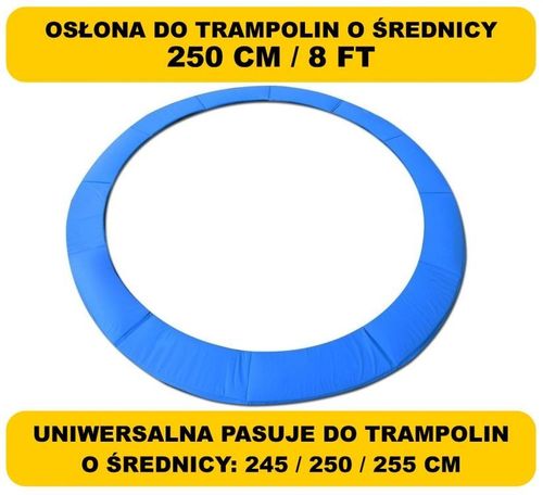 Osłona sprężyn do trampoliny 244 252cm 8ft na Arena.pl