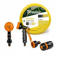 BRADAS Wąż SUNFLEX 1/2 - 50m z pistoletem,armatura