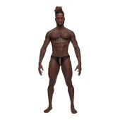 male power landing strip bikini briefs s czarne matowe wstawki