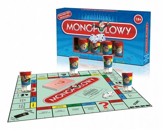 Gra Imprezowa Alkoholowa Monopolowy Plus Kieliszki zdjęcie 1
