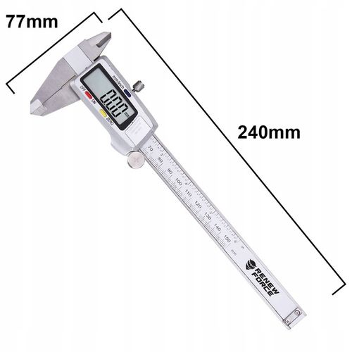 Suwmiarka elektroniczna ZE STALI NIERDZEWNEJ cyfrowa DOKŁADNA 0-150mm na Arena.pl