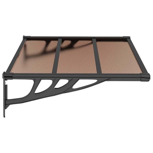 Daszek nad drzwi, czarny, 122x90 cm, poliwęglan na Arena.pl