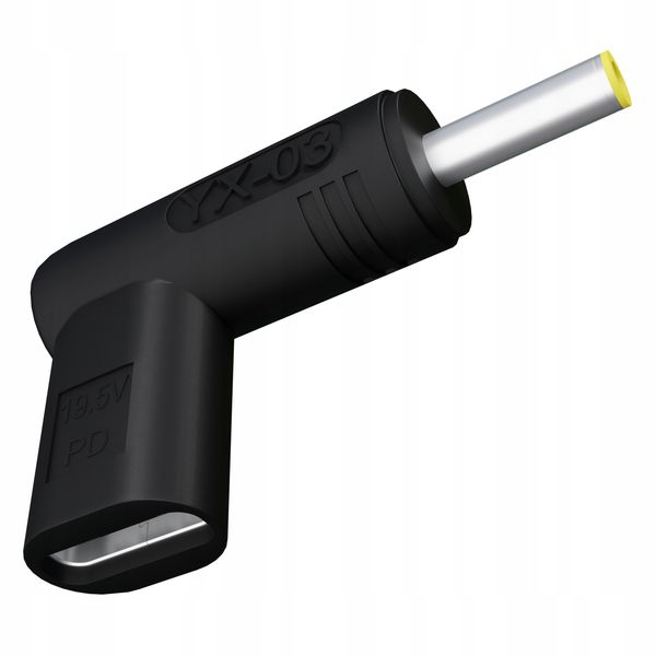 PRZEJŚCIÓWKA DO LAPTOPA ADAPTER USB-C WTYK DC 1,7x4,0 MM zdjęcie 1