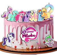 OPŁATEK ZESTAW URODZINY MY LITTLE PONY + IMIĘ