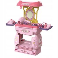 Toaletka Jeździk Walizka Suszarka Lusterko Kosmetyki Zestaw Dla Dziewczynki