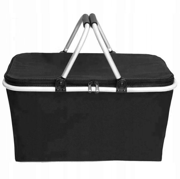 KOSZ PIKNIKOWY TERMICZNY SKŁADANY TORBA TERMICZNA TURYSTYCZNA PIKNIK BIWAK zdjęcie 2