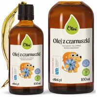 Olej z czarnuszki dla dzieci nierafinowany, zimnotłoczony 100 ml Olini