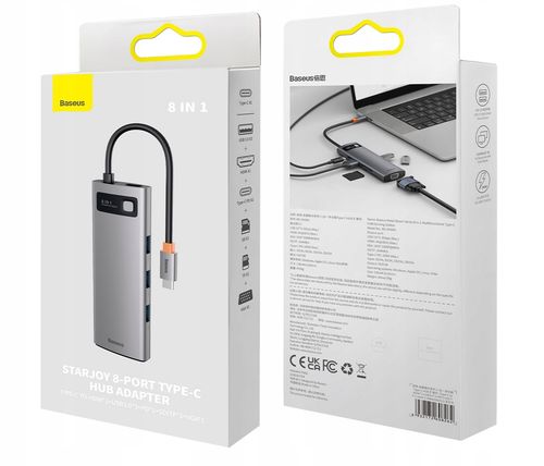Hub USB Baseus 194080973 8 portów na Arena.pl