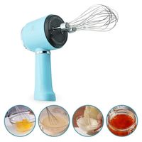 BEZPRZEWODOWY RĘCZNY MIKSER VIO K04 - MIKSER AKUMULATOROWY - 20W, NIEBIESKI