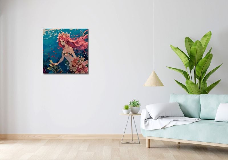 Obraz 60x60cm Nimfa Oceanu zdjęcie 2