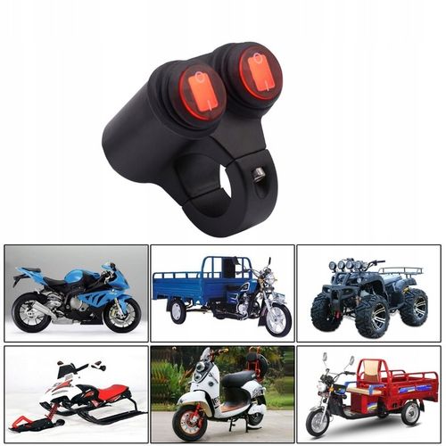 MOTOCYKLOWY 2x PRZEŁĄCZNIK WŁĄCZNIK CNC ALUMINIOWY na Arena.pl