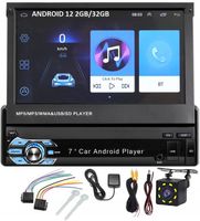 RADIO SAMOCHODOWE 1DIN 7'' BT WYSUWANY EKRAN DOTYK WIFI NAWIGACJA ANDROID