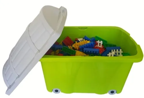 KLOCKI KONSTRUKCYJNE 500 w POJEMNIKU POLSKIE DUŻE na Arena.pl