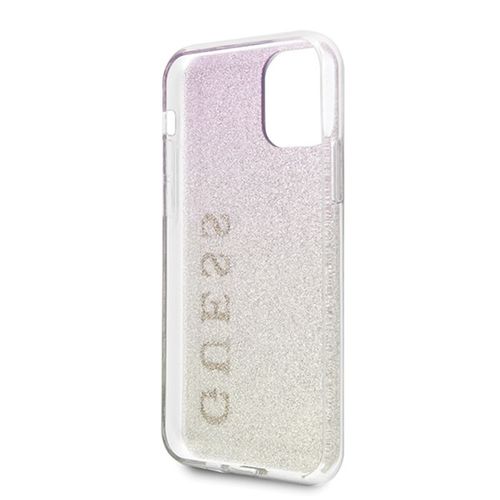 Guess Glitter Gradient - Etui iPhone 11 Pro (Gold/Pink) na Arena.pl