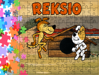 Puzzle tradycyjne - Reksio