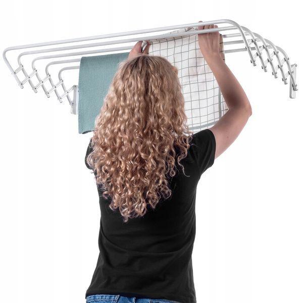 KADAX Suszarka Na Pranie Ścienna Harmonijkowa 100cm zdjęcie 2