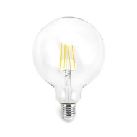 Żarówka LED 4W E27 G125 filament ciepła 470lm energooszczędna do salonu