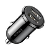 ładowarka samochodowa grain pro 2x usb 4.8a czarny