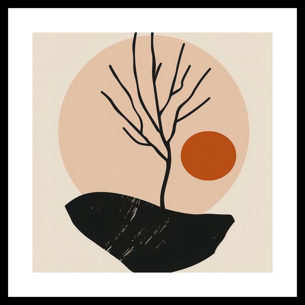 Plakat 30x30cm Nagie Drzewo zdjęcie 3