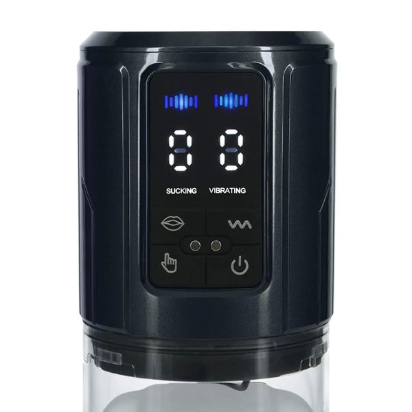 Ultralift - Automatic Waterproof Masturbator Pump - Gun Metal zdjęcie 6