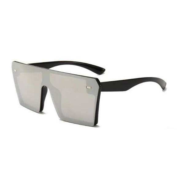 OKULARY PRZECIWSŁONECZNE SQUARE SREBRNE zdjęcie 1