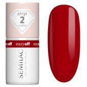 SEMILAC LAKIER DO PAZNOKCI LED LIGHT EASY OFF L18 THE RED CORE 7ml
