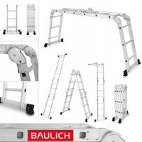 Drabina aluminiowa składana przegubowa wielofunkcyjna uniwersalna 4x3